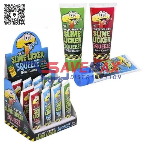 SLIME LICKER SQUEEZE SOUR SANDY 12/2.47OZ