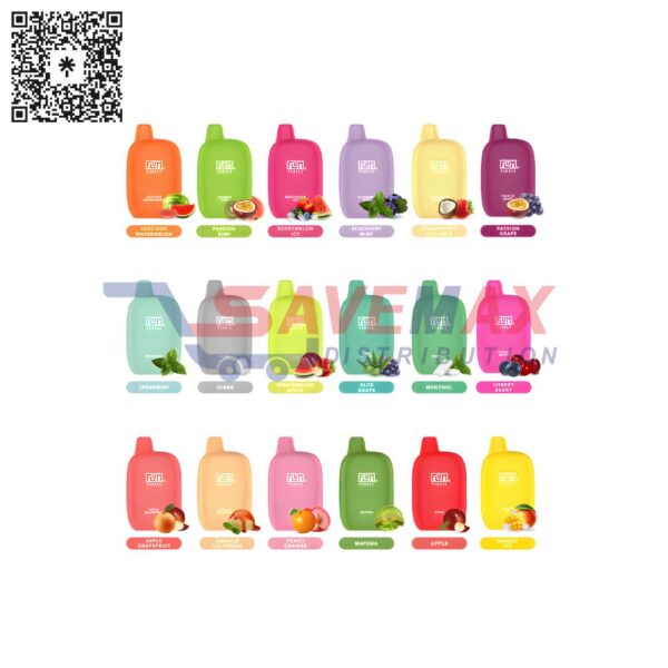 FLUM FLOAT CLEAR 5% 6000 PUFFS 10CT