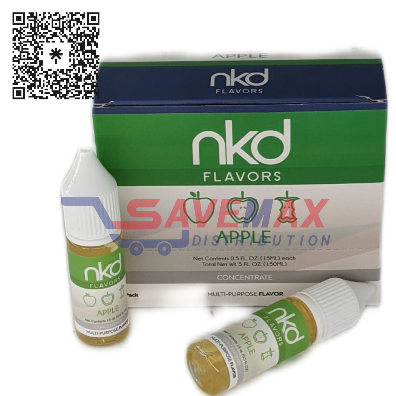 S08562 NKD FRUIT WATERMELON 15ML 10CT - Image 1