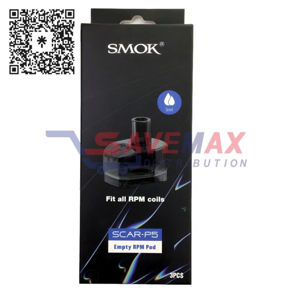 SMOK SCAR P5 EMPTY RPM POD 5ML 3CT