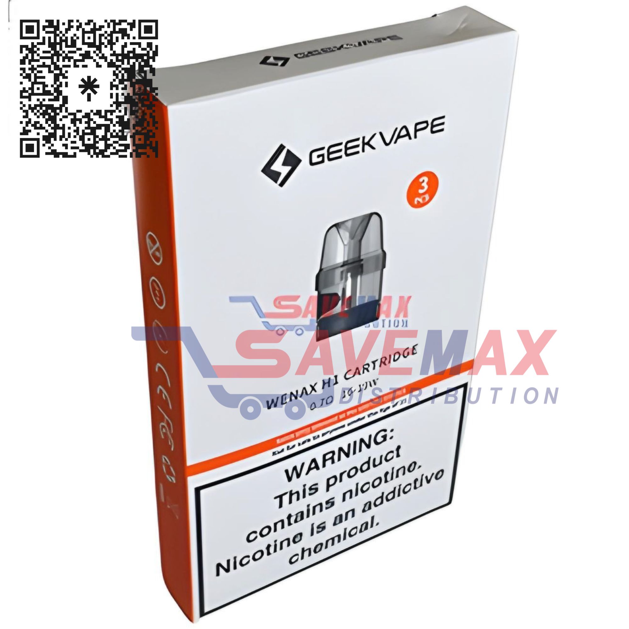 S08575 GEEKVAPE WENAX H1 POD 0.7 3CT - Image 1