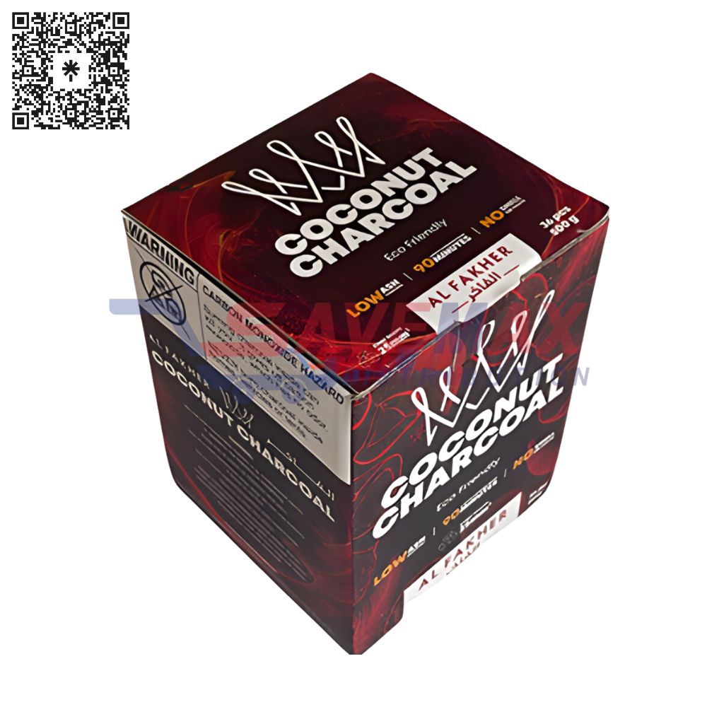 S08623 AL FAKHER COCONUT CHARCOAL 500G 36CT - Image 1