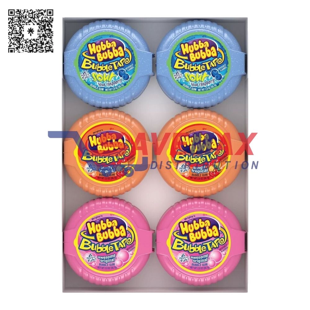 S08676 HUBBA BUBBA MIX TAPE 12CT 2.0 OZ - Image 1