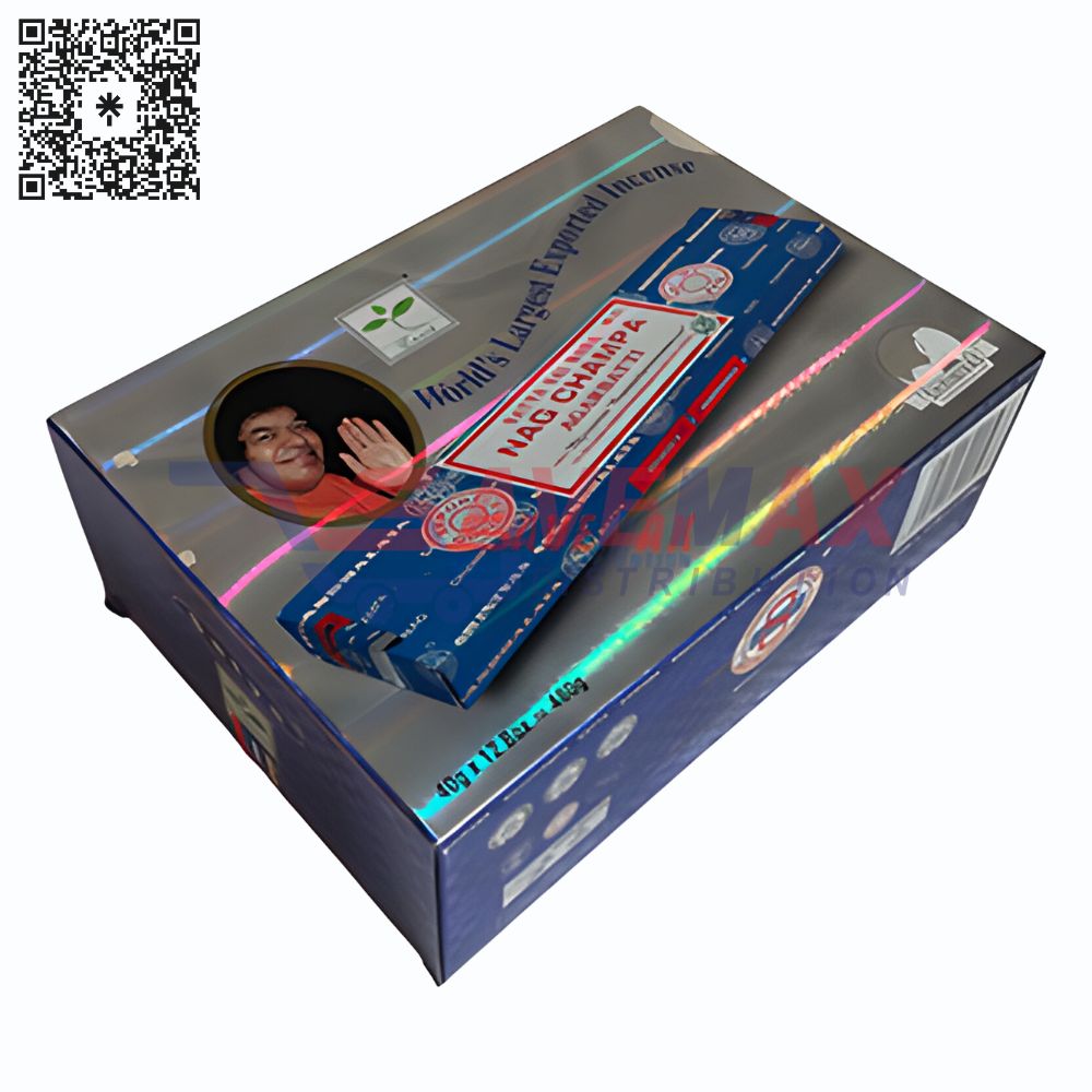 S08703 NAG CHAMPA INCENSE BLUE 12 CT 40G - Image 1