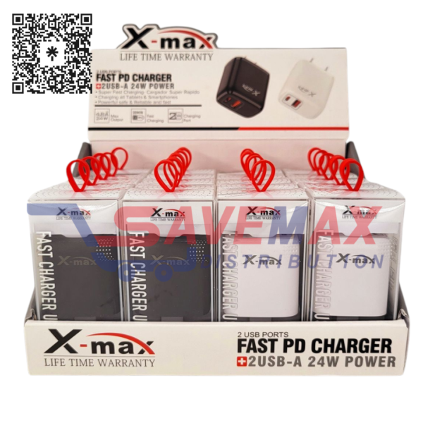 X-MAX FAST PD CHARGER X-CH1033 20CT