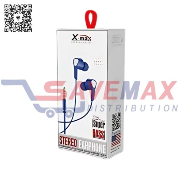 X-MAX STEREO EARPHONE X-HF1220 10CT
