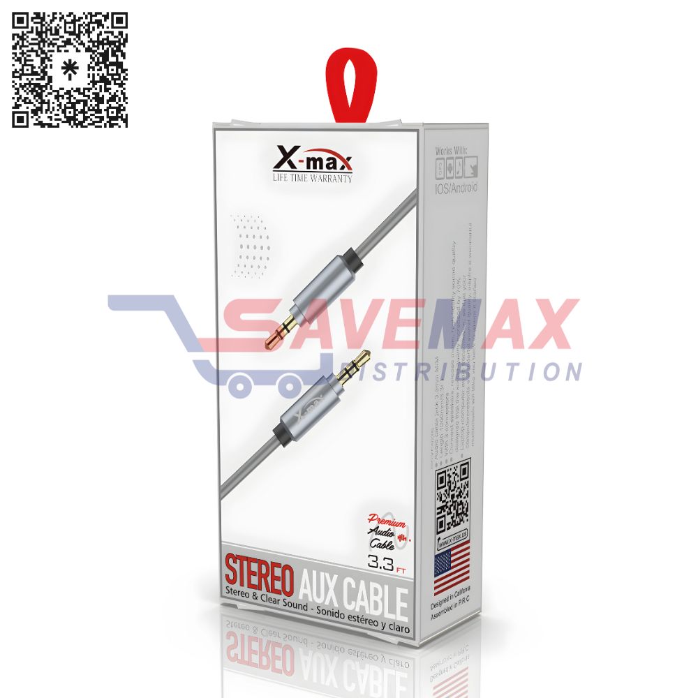 S08765 X-MAX STEREO AUX CABLE - Image 1