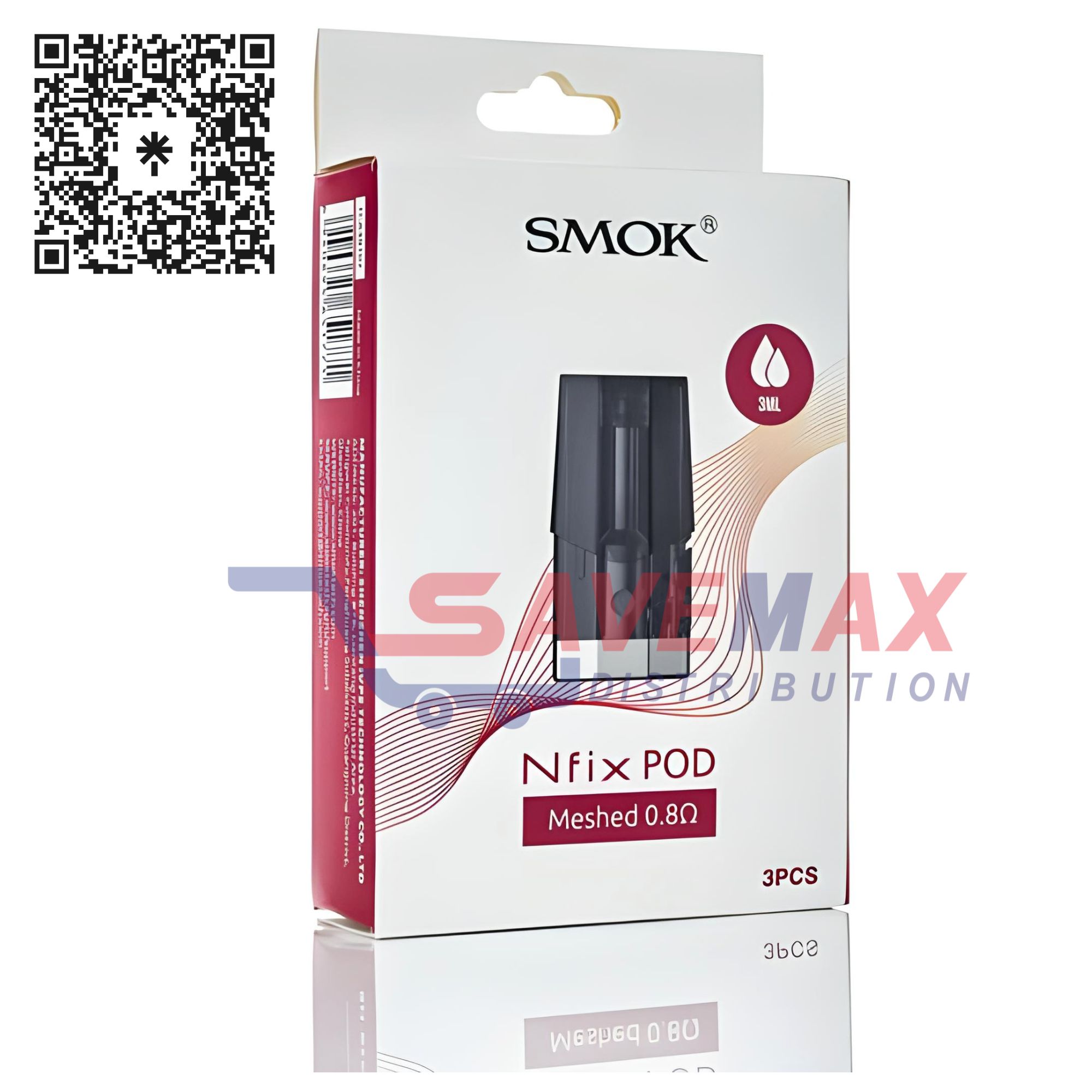 S08778 SMOK NFIX POD MESHED 0.8 3PCS - Image 1