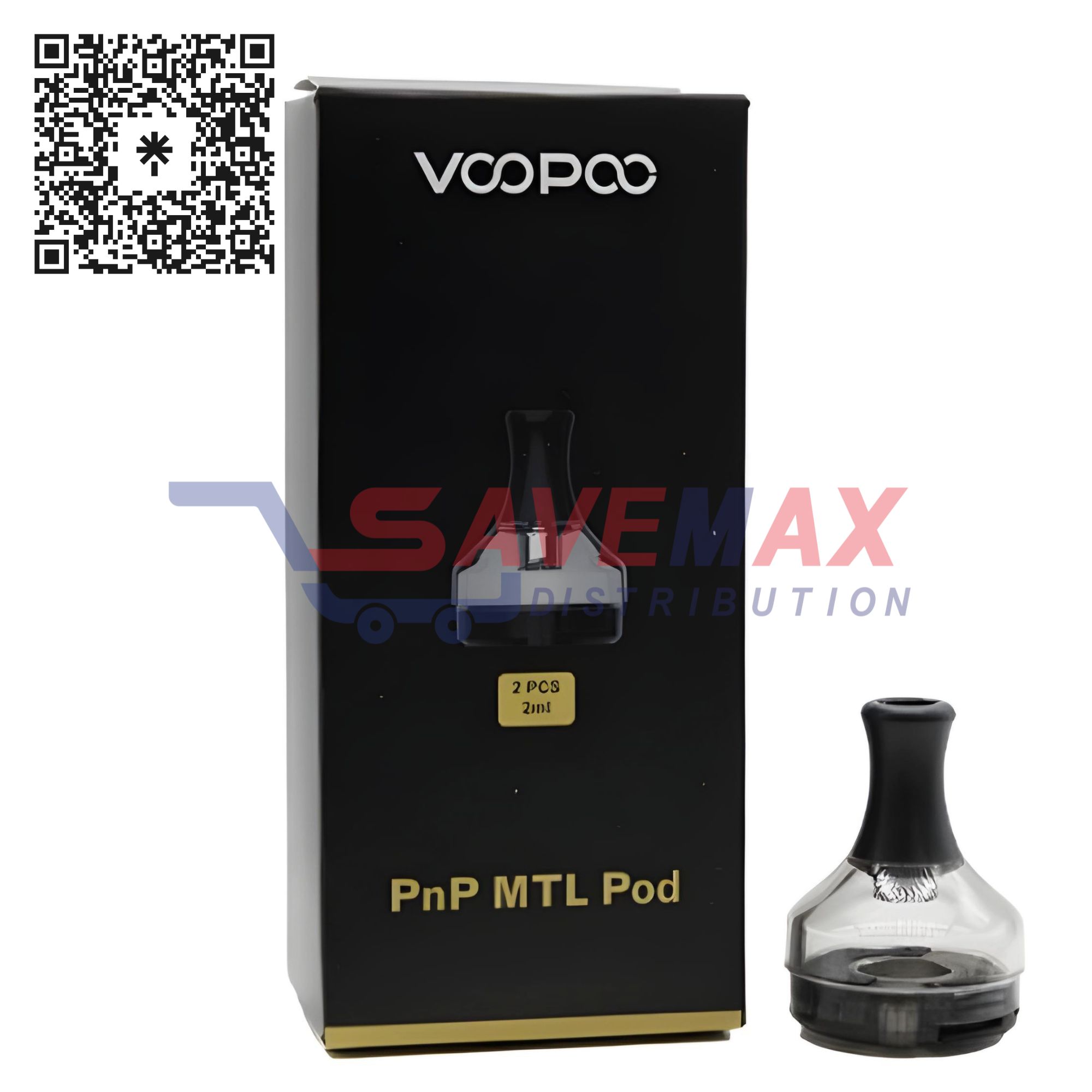 S08790 VOOPOO PNP-MTL POD 2ML 2CT - Image 1