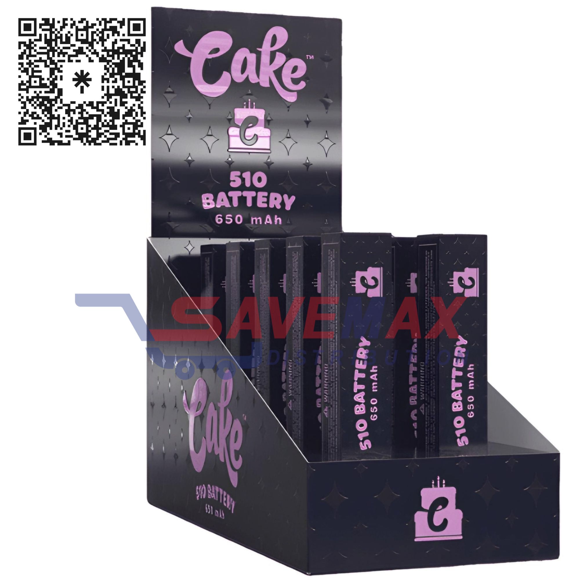S08909 CAKE 510 BATTERY 650 mAh 10CT - Image 1
