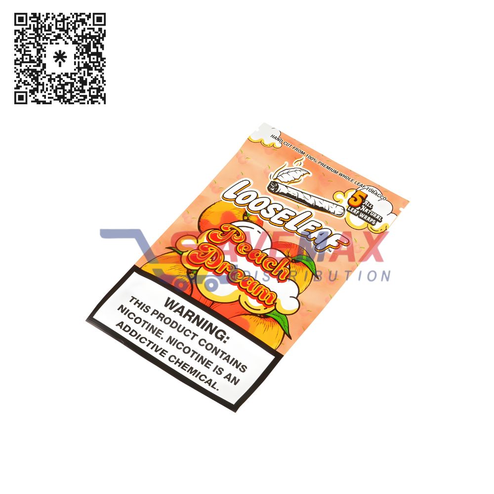 S09128 LOOSE LEAF PEACH DREAM 8PK - Image 1