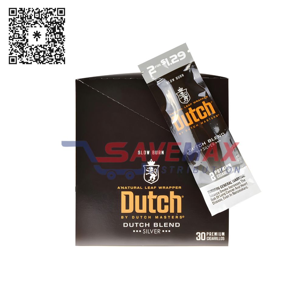 S09317 DUTCH MASTERS CGRLS BLEND SILVER 30/2CT 2/1.29 - Image 1