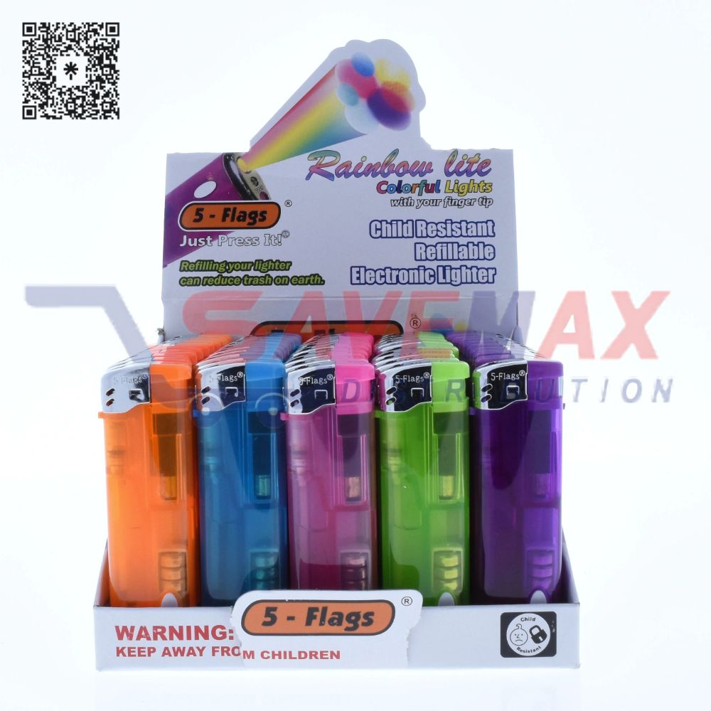 S09381 5-FLAGS RAINBOW LITE 50CT - Image 1