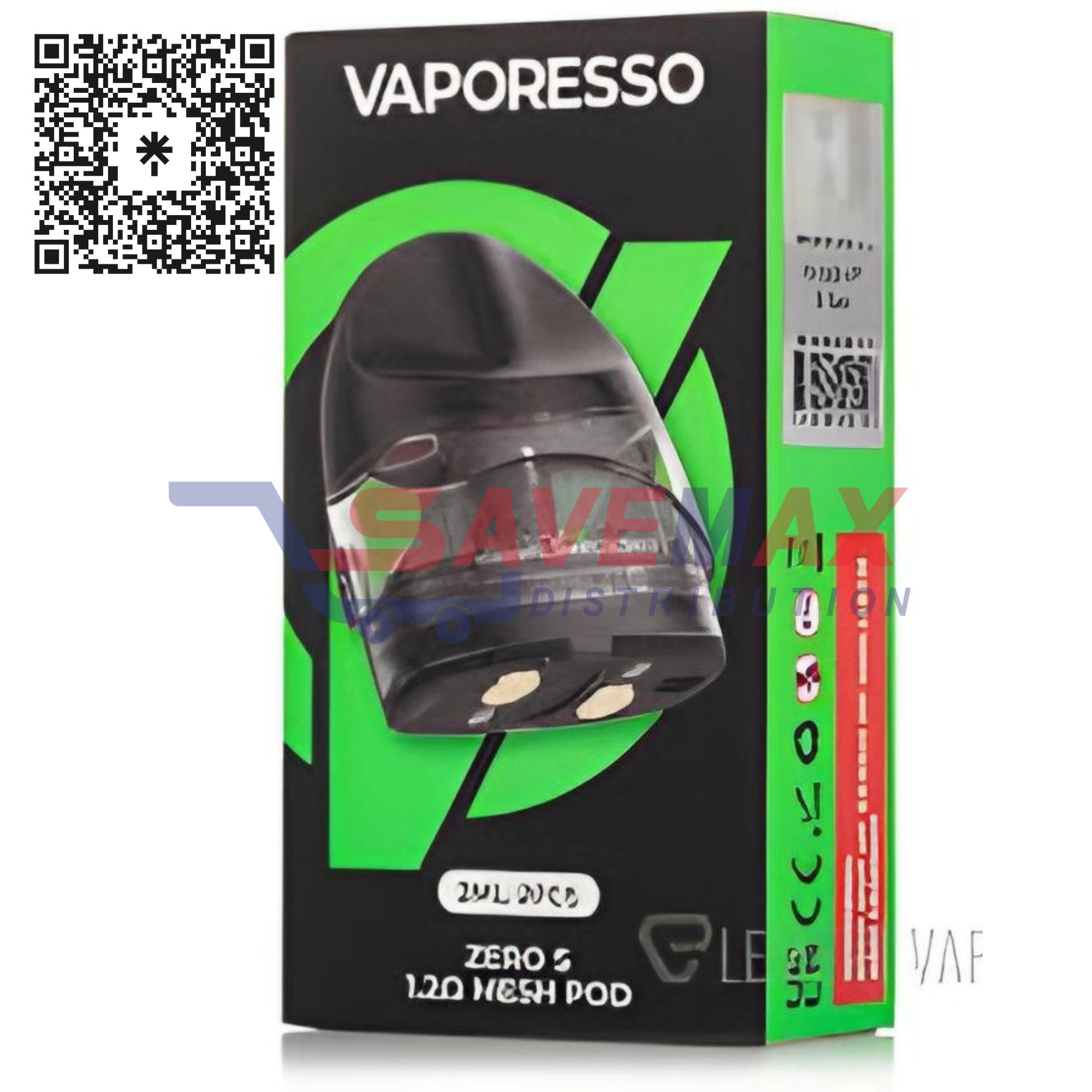 S09387 VAPORESSO ZERO 1.2 MESH POD 2/2CT - Image 1