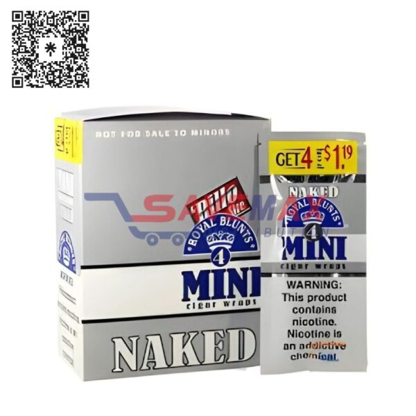 ROYAL BLUNTS NAKED MINI 4/15CT