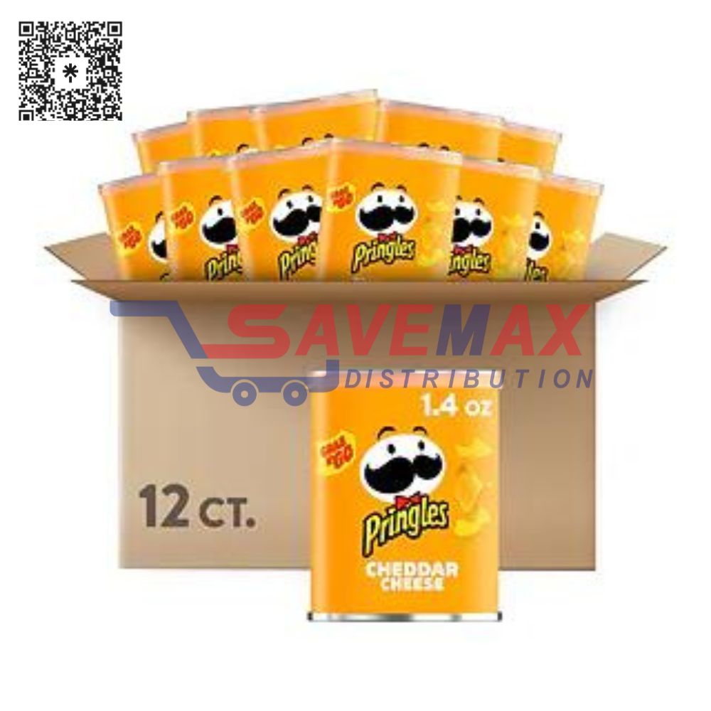 xr:d:DAF-kQ9IrXw:964,j:7330030168955147320,t:24031518 PRINGLES CHEDDAR CHEESE 12/1.4OZ - Image 1