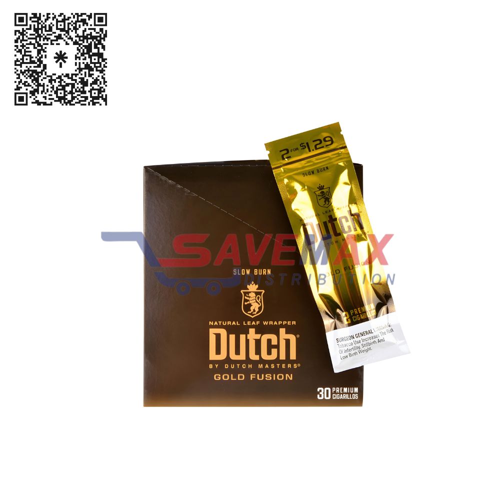 S09478 DUTCH MASTERS CGRLS GOLD 30/2CT 2/1.29 - Image 1