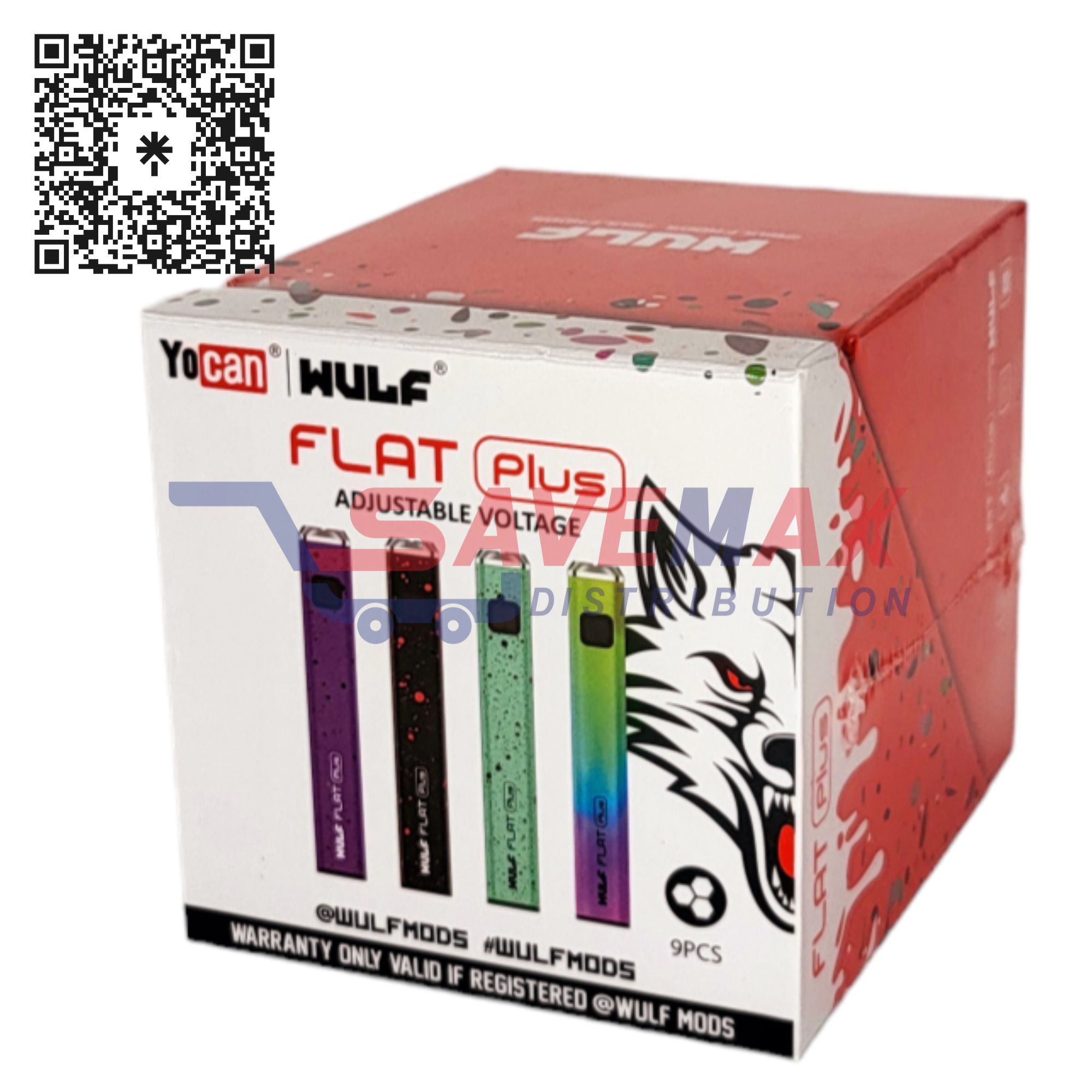 S09637 YOCAN WULF FLAT PLUS ADJUSTABLE VOLTAGE 9CT - Image 1