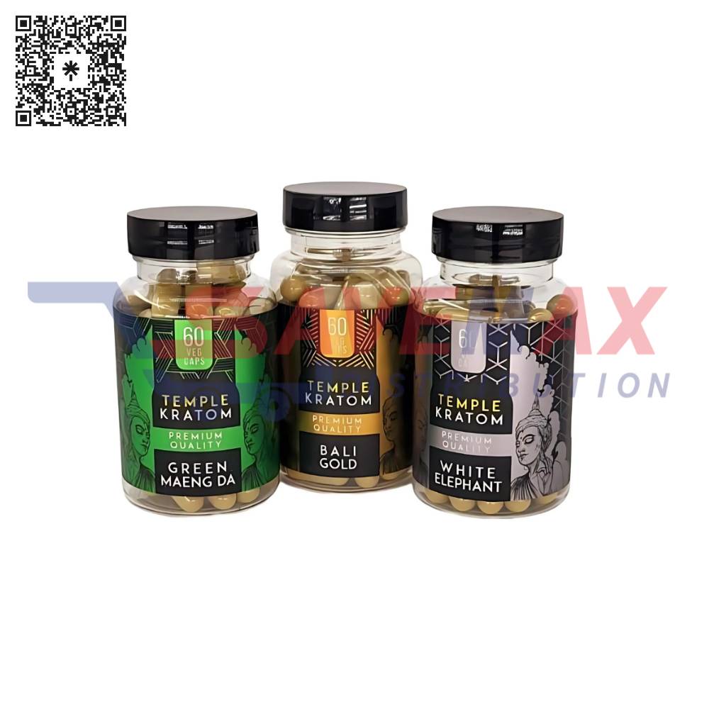 S09811 TEMPLE KRATOM GREEN MAENG DA 60 CAPS - Image 1