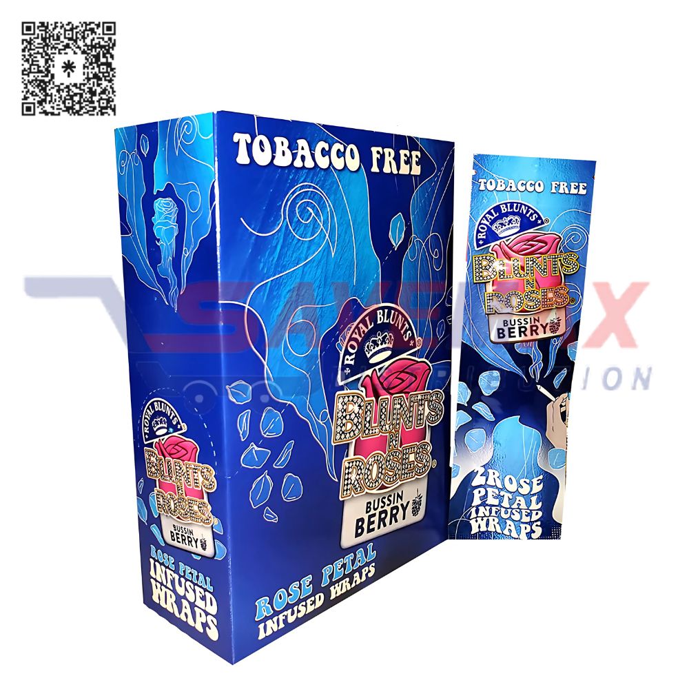 S09866 ROYAL BLUNTS N ROSES BUSSIN BERRY 25CT - Image 1