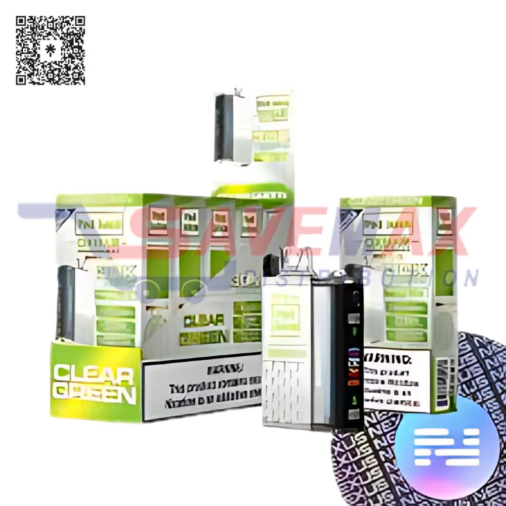 S09889 OXBAR POD JUICE CLEAR GREEN 30K/5CT - Image 1