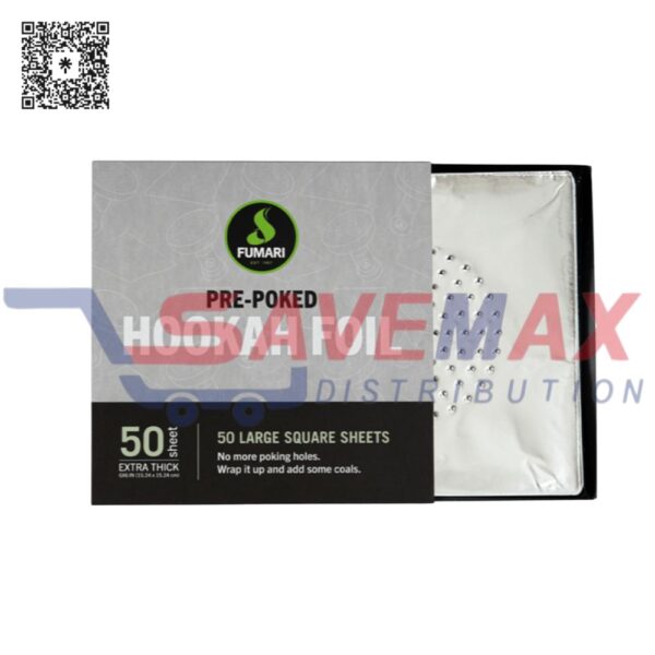 FUMARI PRE-POKED HOOKAH FOIL 50CT