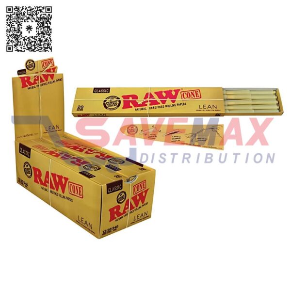RAW CLASSIC LEAN CONE 110MM/4.3IN 12/20CT