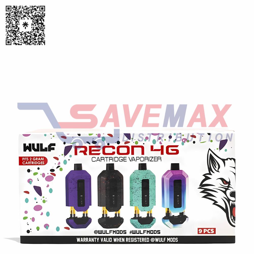 S09955 WULF RECON CARTRIDGE VAPORIZER 4G 9CT - Image 1