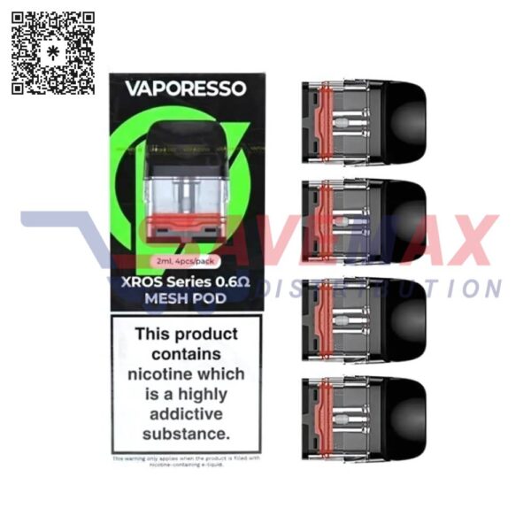 VAPORESSO XROS SERIES 0.6 MESH POD 4CT