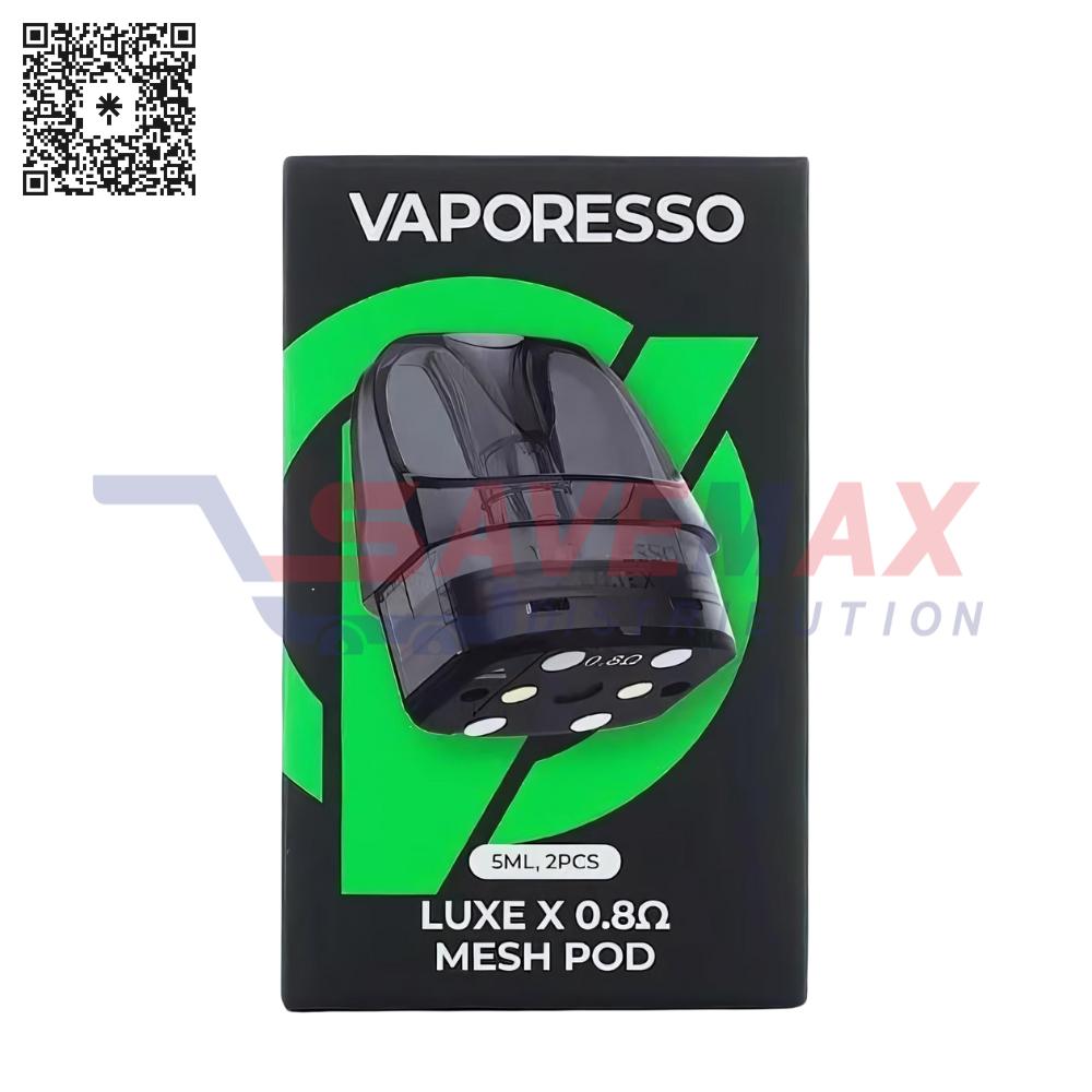 S10000 VAPORESSO LUXE X MESH POD 0.8 2CT - Image 1