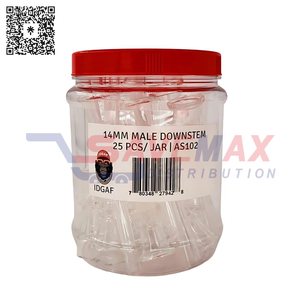 S10018 14MM MALE DOWNSTEM 25CT - Image 1