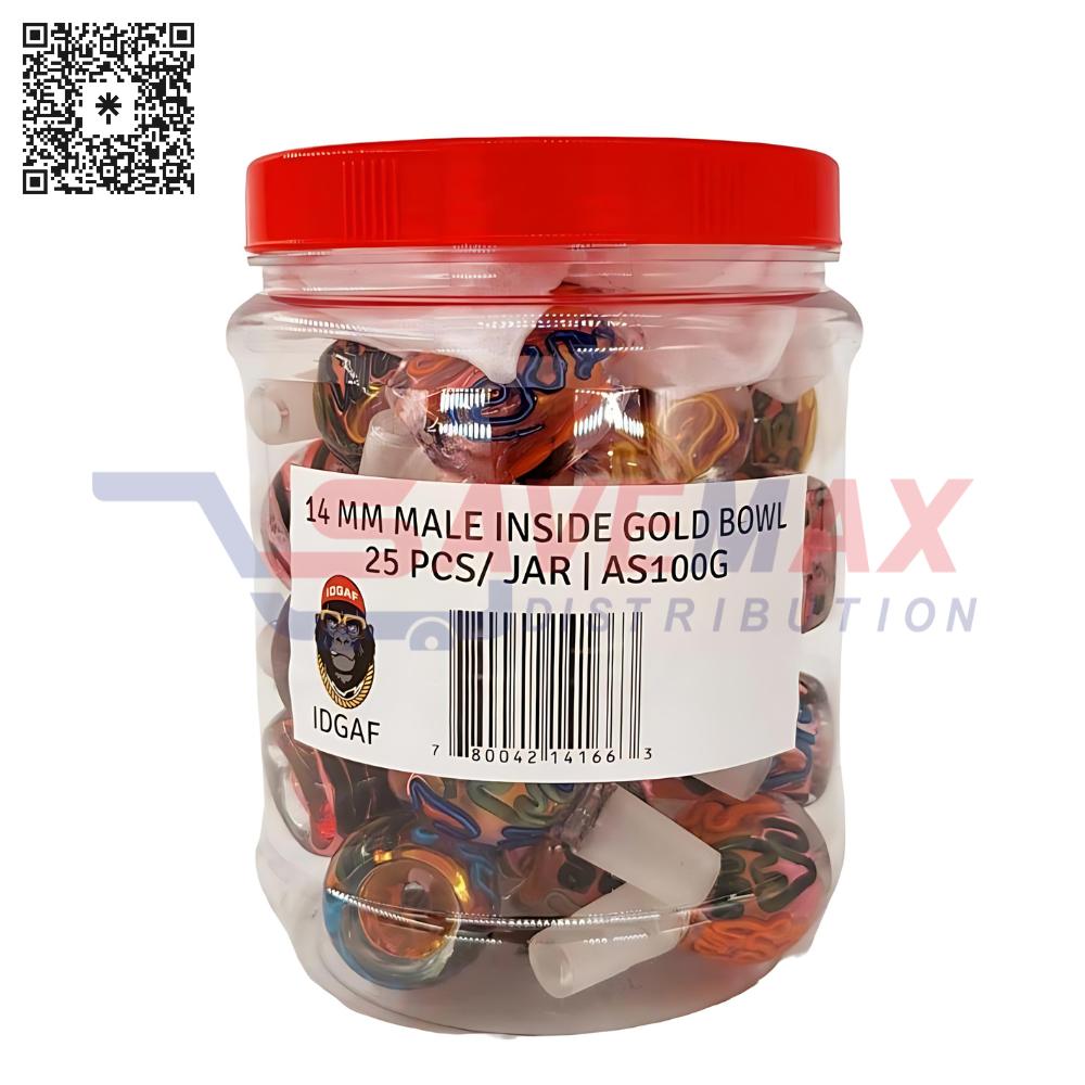 S10022 14MM MALE BOWL 25CT - Image 1