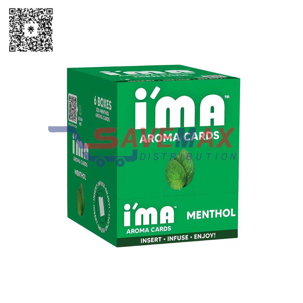 S10109 I'MA AROMA CARDS MENTHOL 25CT - Image 1