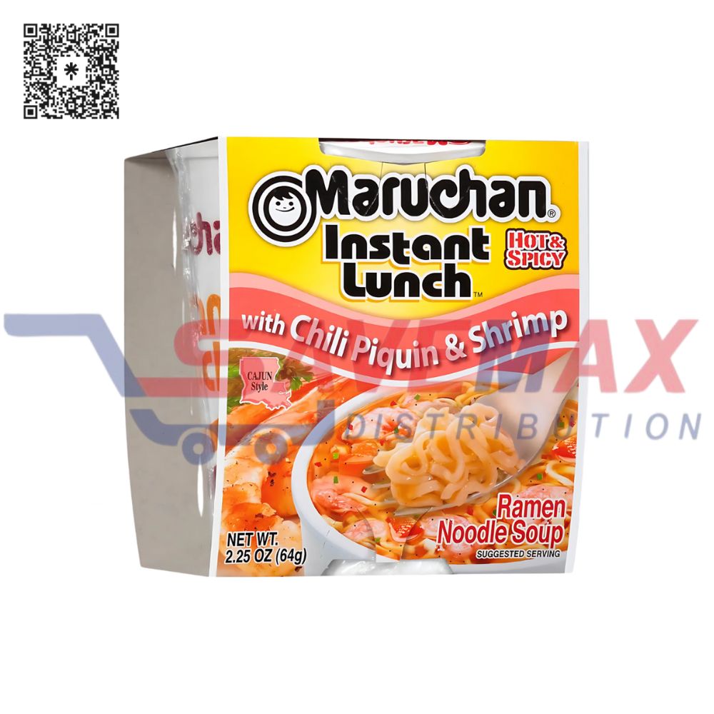 S10189 MARUCHAN CHILI PIQUIN & SHRIMP 12CT/2.25OZ - Image 1