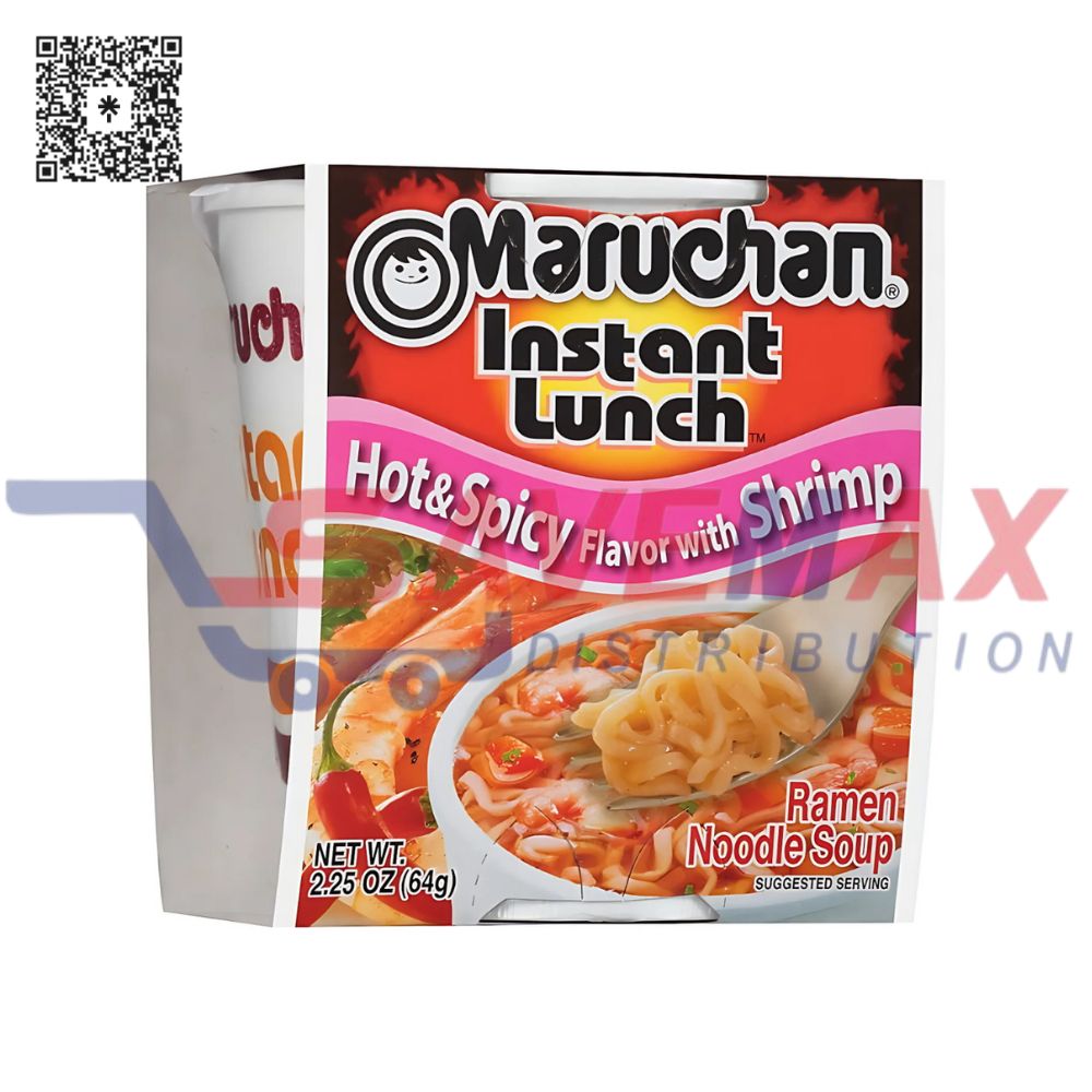 S10191 MARUCHAN HOT & SPICY SHRIMP 12CT/2.25OZ - Image 1
