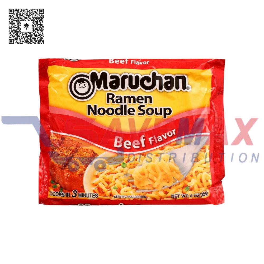 S10201 MARUCHAN BAG RAMEN BEEF 24CT/3OZ - Image 1