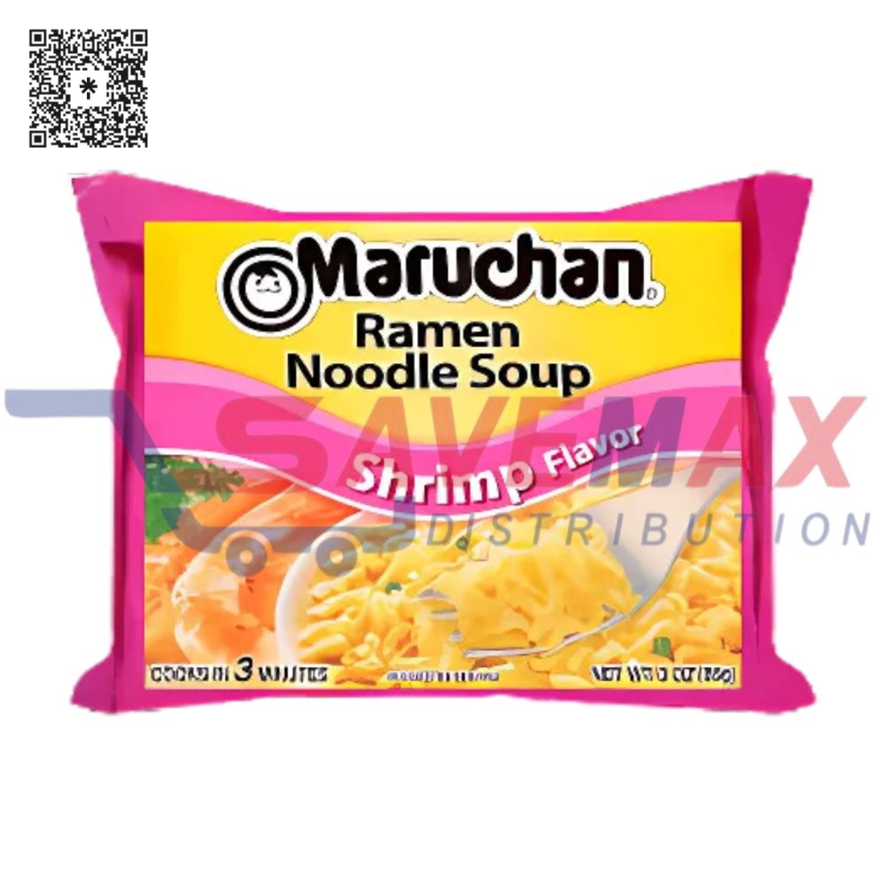 S10202 MARUCHAN BAG RAMEN SHRIMP 24CT/3OZ - Image 1