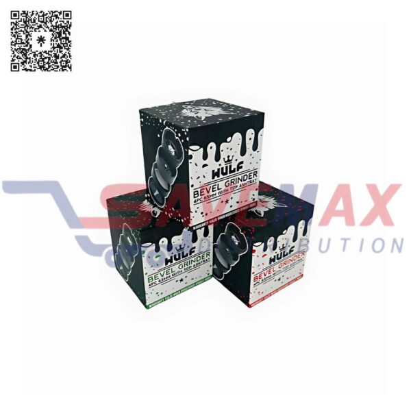 WULF BEVEL GRINDER 4CT 65MM WITH TOP ASHTRAY