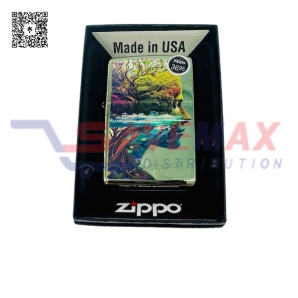 ZIPPO LIGHTER FACE OF NATURE DESIGN 46233