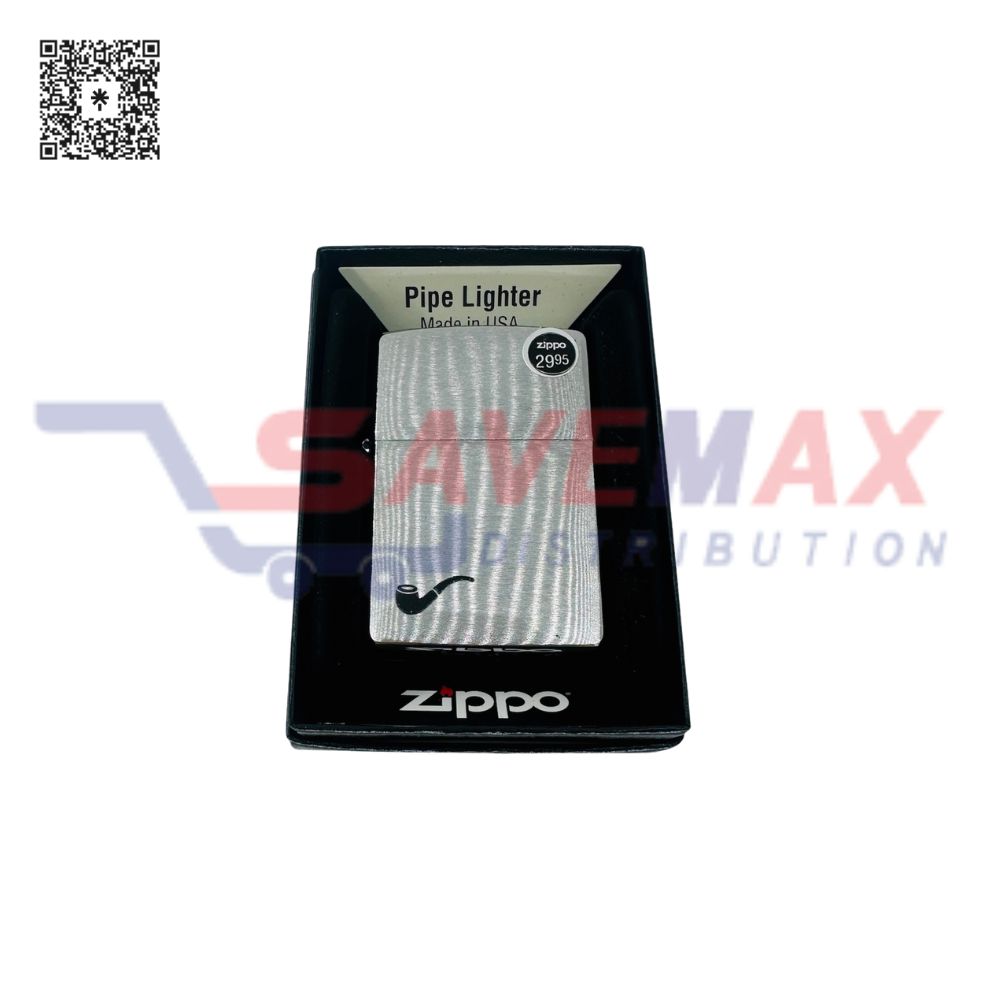 S10393 ZIPPO LIGHTER BR FIN PIPE 200PL - Image 1
