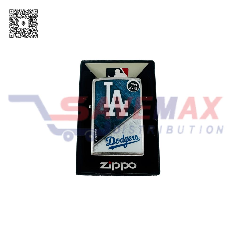 S10398 ZIPPO LIGHTER MLB LOS ANGELES DODGERS 49736 - Image 1