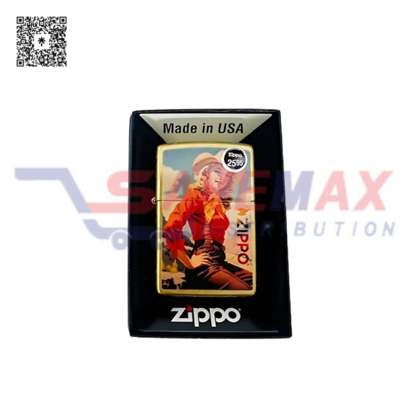 ZIPPO LIGHTER COWGIRL DESIGN 46248