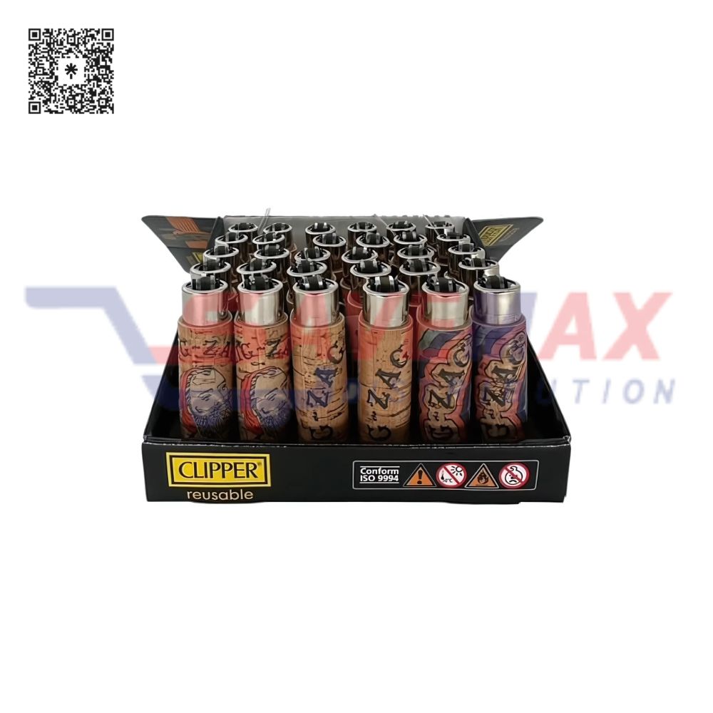 S10489 ZIG ZAG LIGHTERS FCP11 CORK 30CT - Image 1
