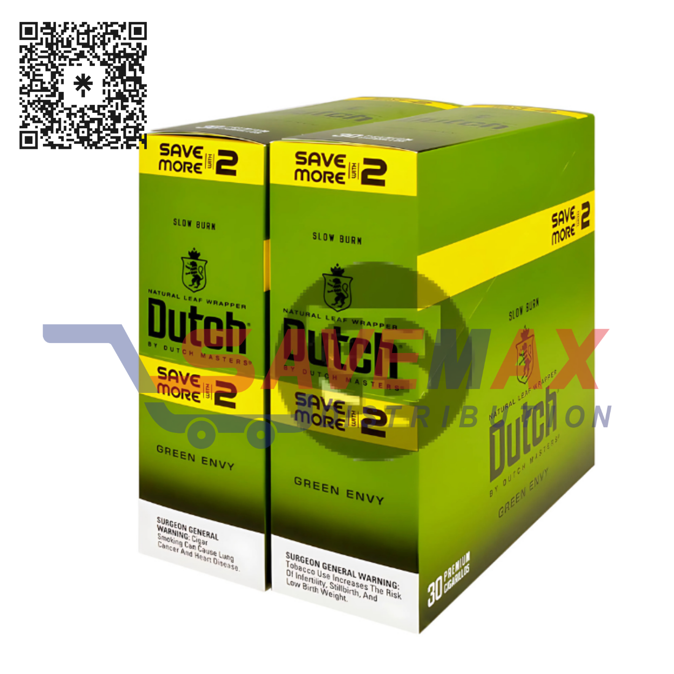 S10493 DUTCH MASTERS CGRLS GREEN ENVY FUSION 30/2CT 2/1.29 - Image 1