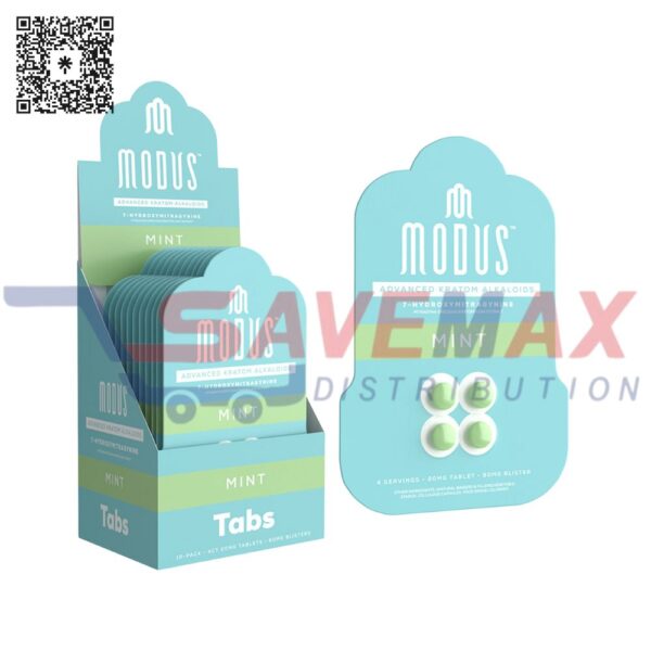 MODUS ADVANCED KRATOM TABS MINT 10/4CT