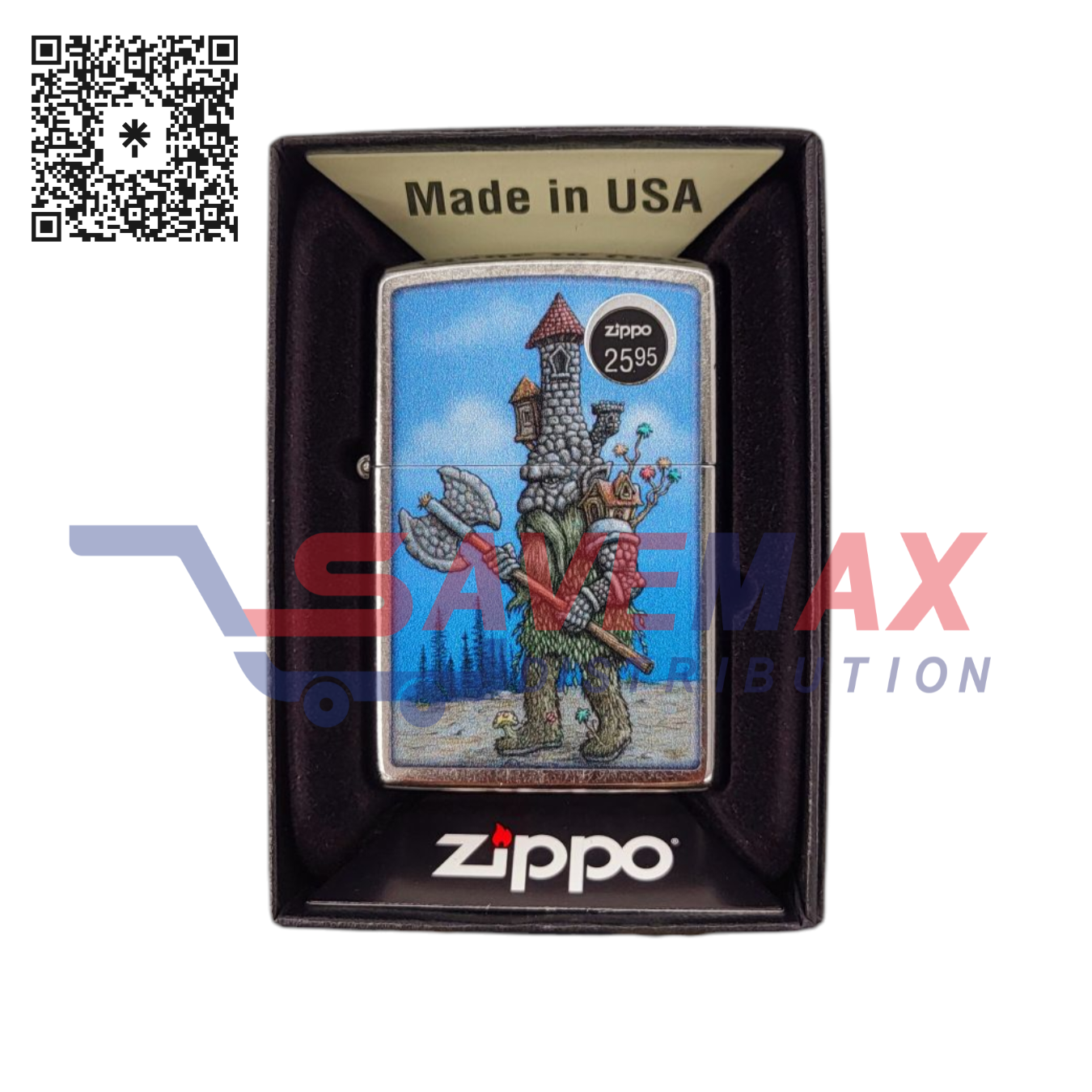 S10610 ZIPPO LIGHTER KNIGHT MONSTER DESIGN 46246 - Image 1