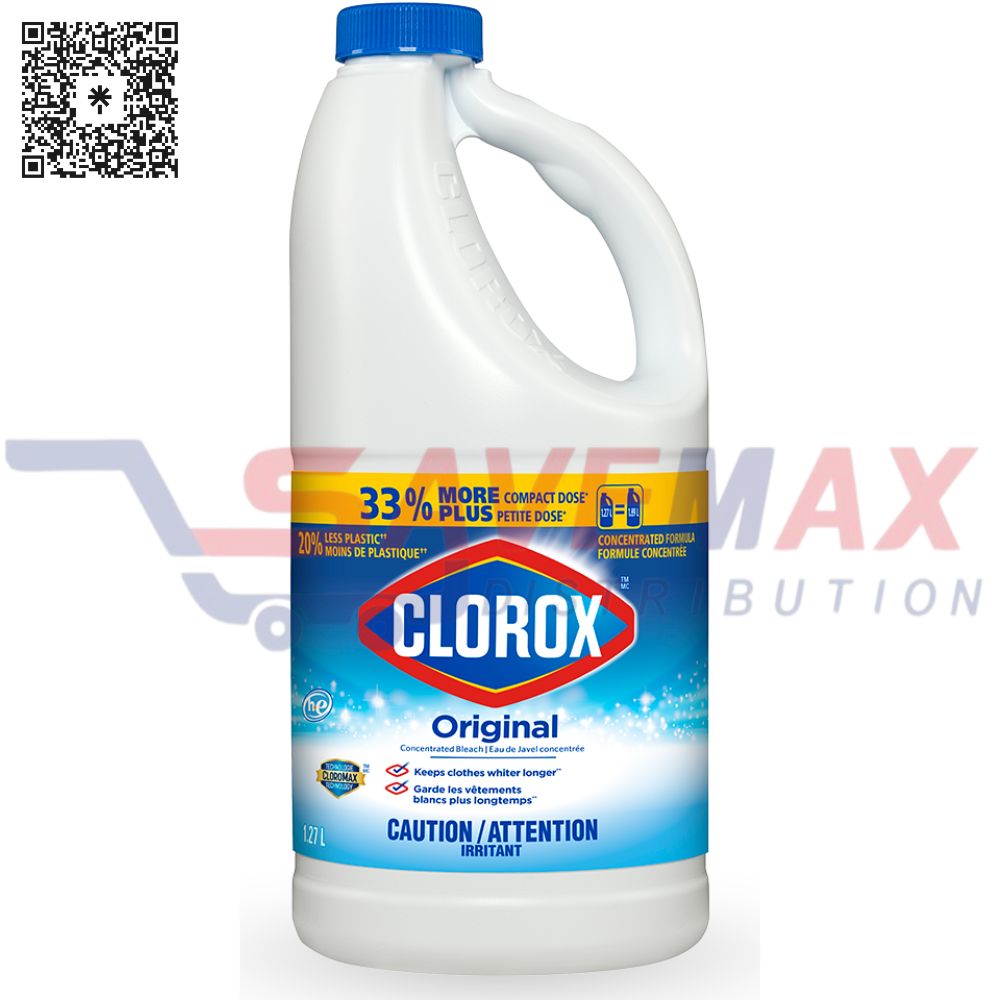 S10652 CLOROX ORIGINAL CONCENTRATED BLEACH 6/1.2LT - Image 1