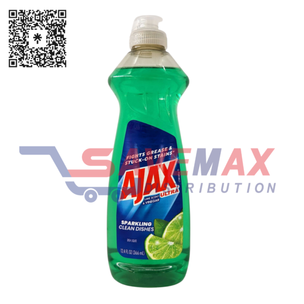 AJAX DISH LIQUID LIME SCENT & VINEGAR 20/12.4OZ