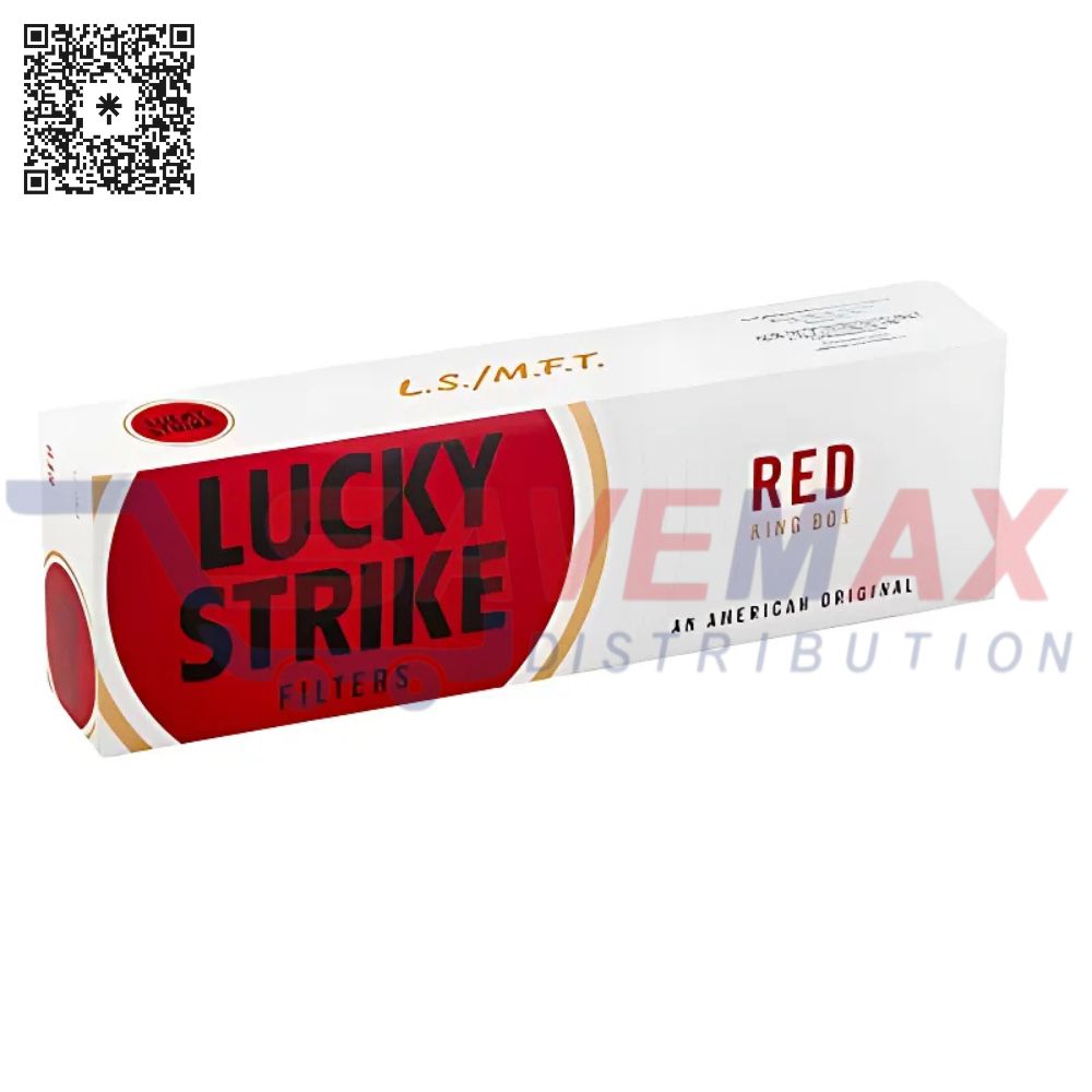 S10673 LUCKY STRIKE RED KG BX FSC 10 PK - Image 1