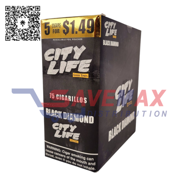 GOOD TIMES CITY LIFE CIGARS BLACK DIAMOND 15/5CT
